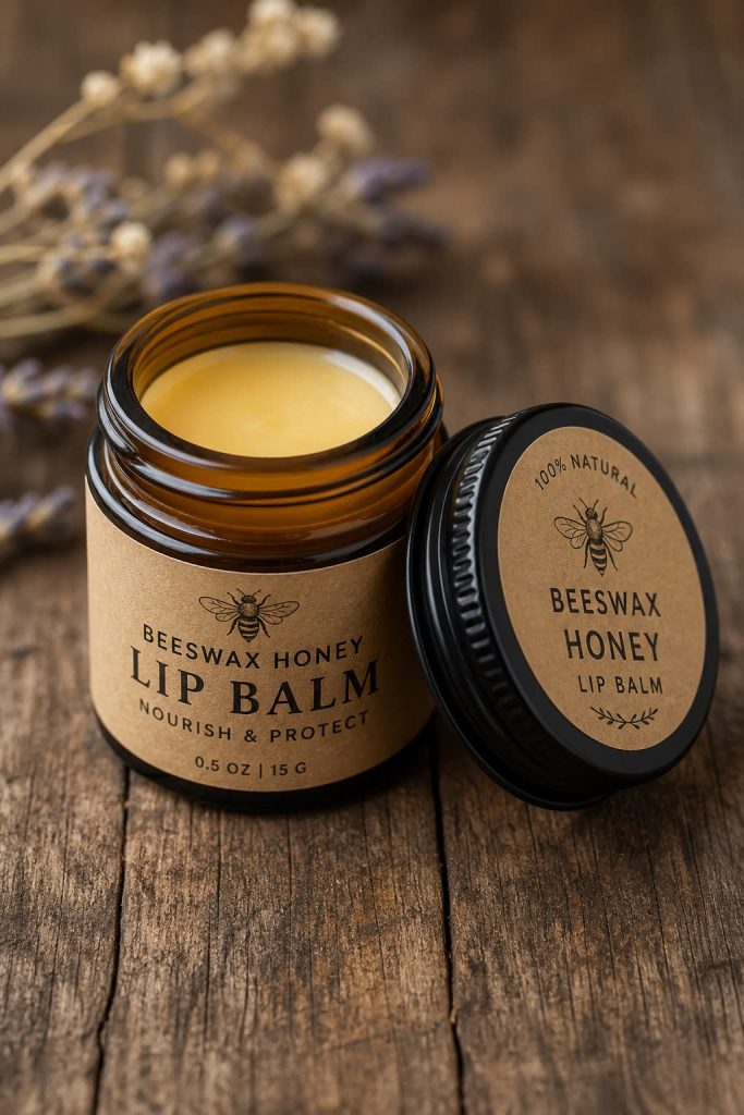 Beeswax and Honey Lip Balm