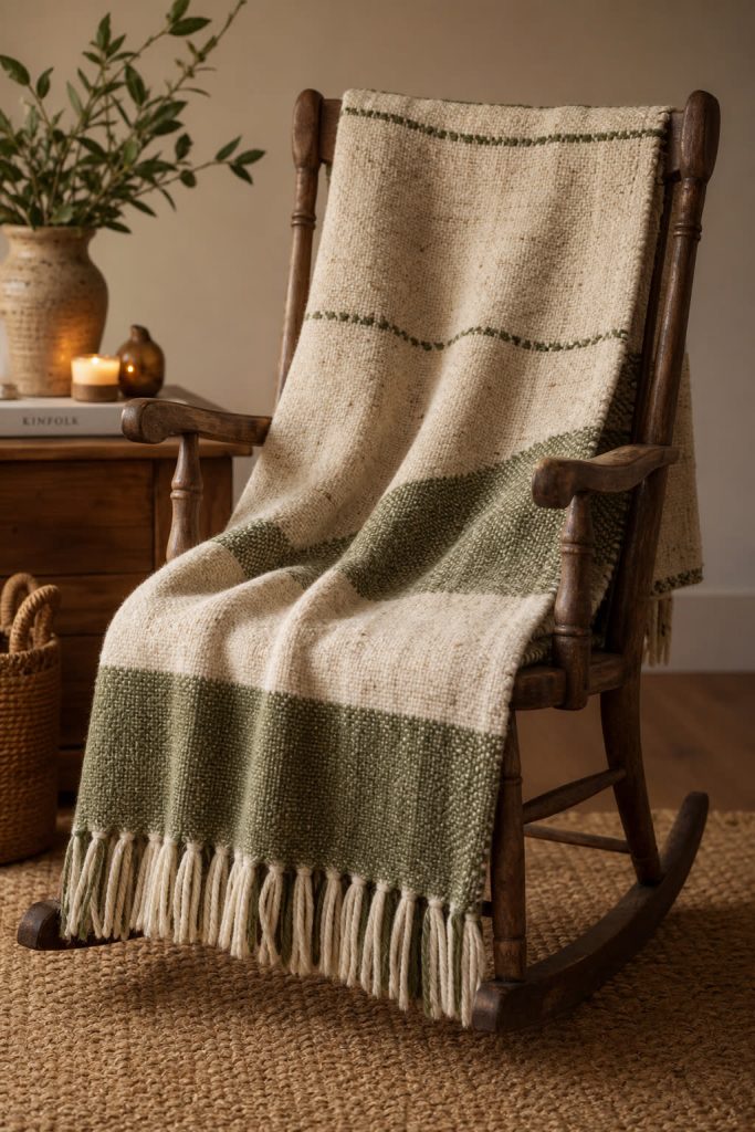 Hand Loomed Wool Throw