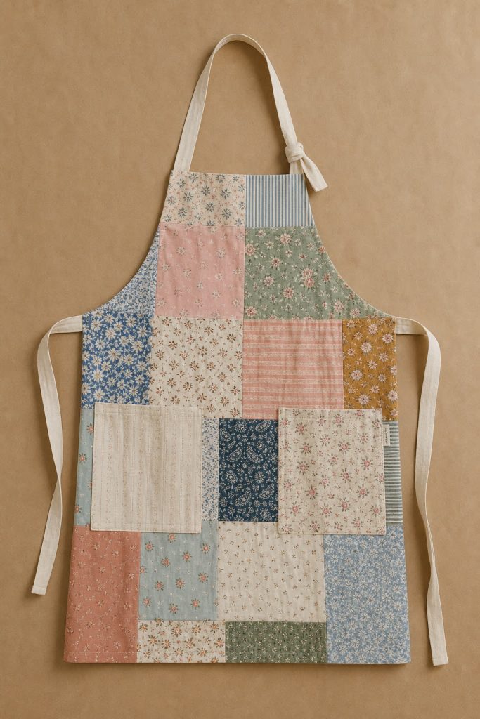 Handcrafted Vintage Fabric Apron